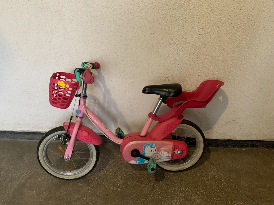 Vand bicicleta fetite 3-6ani, marca BTWIN Unicorn500