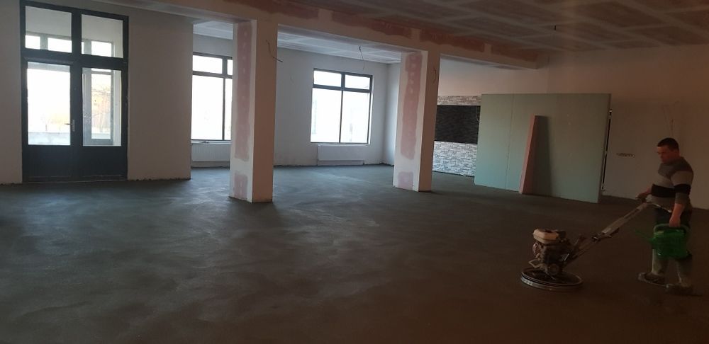 Sape cu nisip și ciment elicopterizate si izolatii cu celuloză