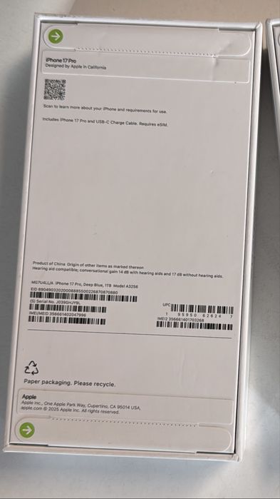 Продается IPhone 17 pro