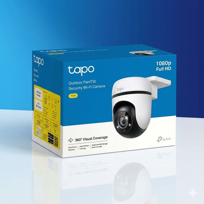 Wi-Fi kamera Tapo TC40 va Professional O‘rnatish xizmati
