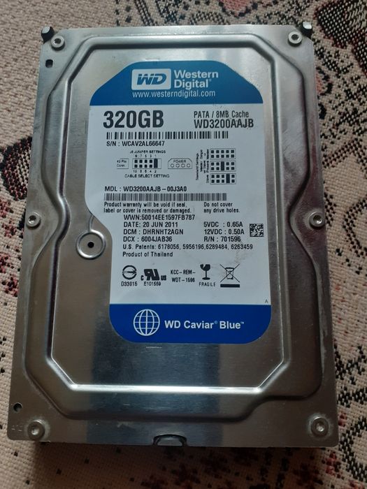 Жёсткий диск 320гиг