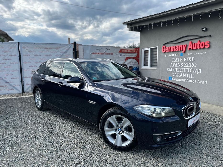 BMW Seria 5 RATE/GARANTIE2.0diesel 2017 automat X-drive LUXURY piele maro FULL