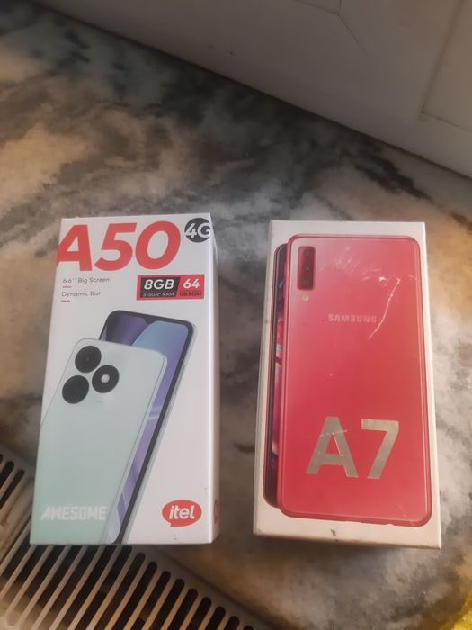 samsung a7 itel a50 sotiladi