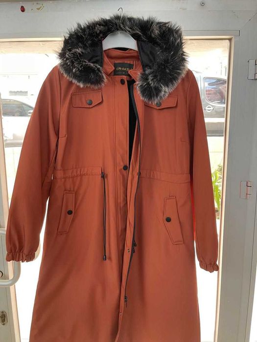 Плащ куртка утепленный