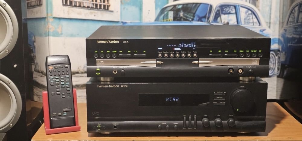 Harman Kardon HK 3250 amplificator statie amplituner sau  CDR 25 cd pl