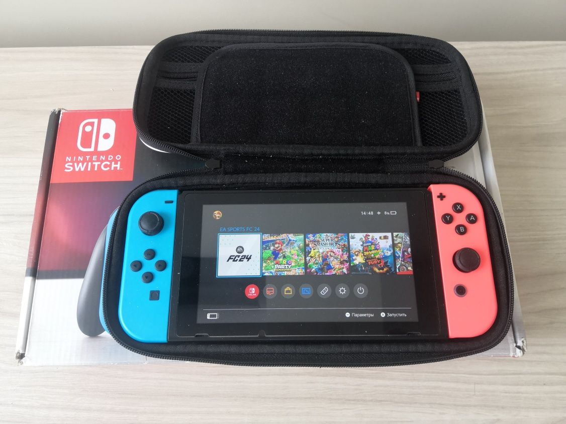 Nintendo Switch со всеми играми, прошитая 128GB: 100 000 тг. - Приставки  Алматы на Olx