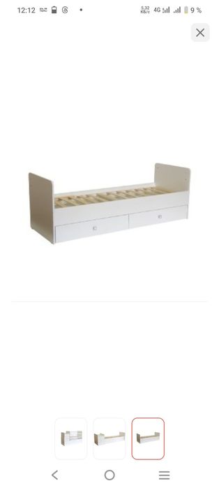 Кроватка трансформер 3в1