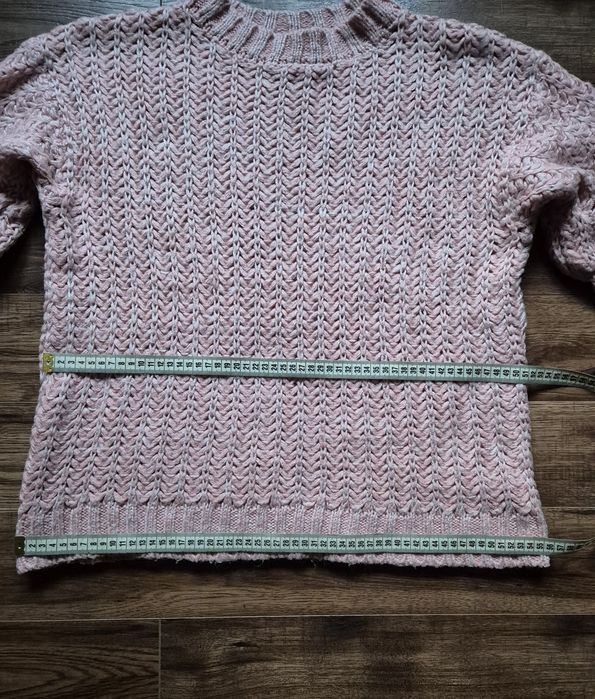 Pulover S oversize Mango roz