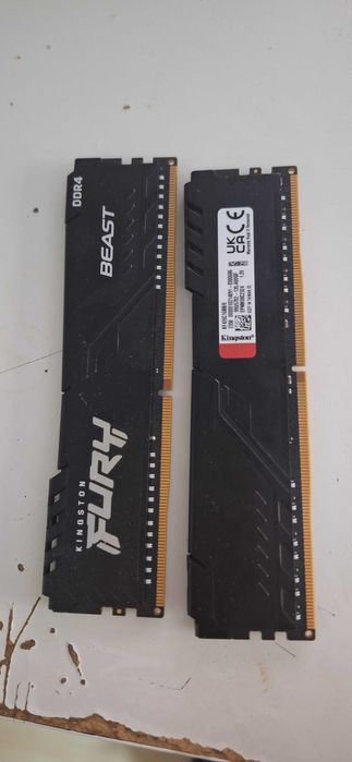 RAM памет 16GB (2x8GB) DDR4 2666MHz Kingston FURY Beast CL16