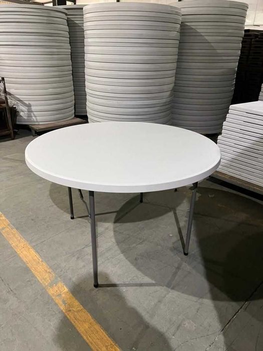 Masa rotunda blat intreg, HDPE D150 cm 8-10 persoane, evenimente