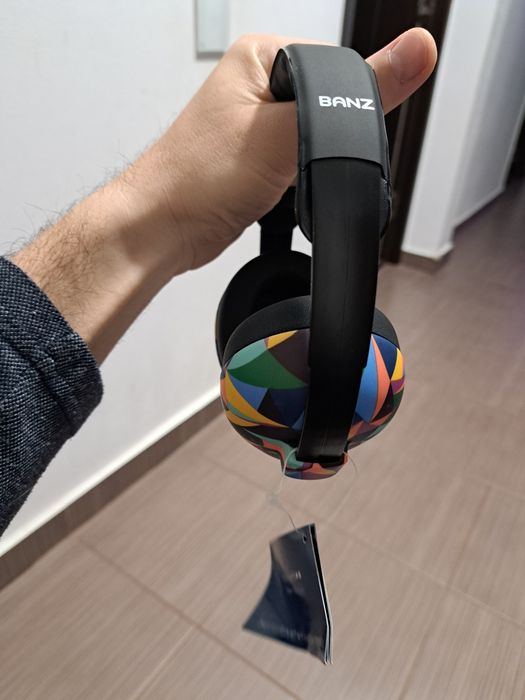 Casti antifonice pentru bebelusi si copii, Banz, Bubzee, 3-36 luni,