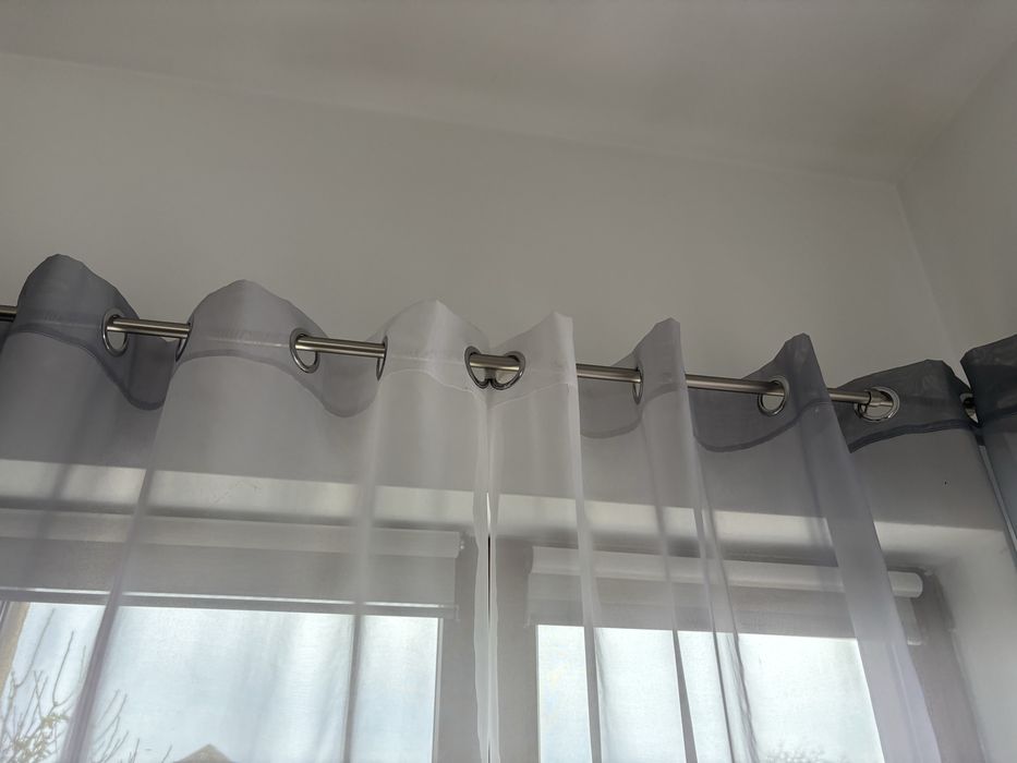 Perdele si galerii de inox, stare excelenta