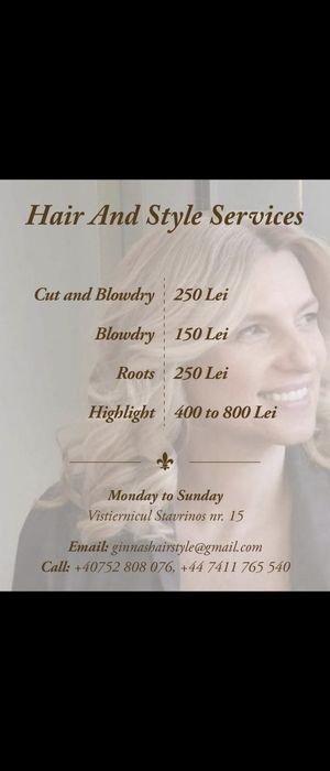 BALAYAGE & FULL HEAD HIGHLIGHTS LA DOMICILIU 
Vrei un look nou fără să pierzi timpul în salon? Eu vin la tine!