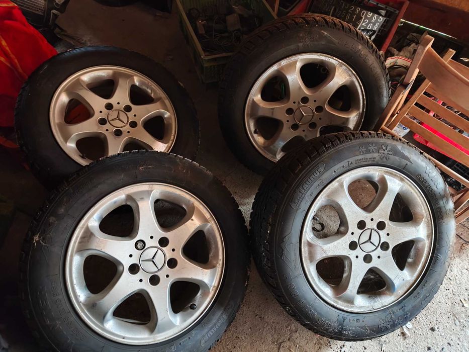 cauciucuri iarna 225/55/16 +jante mercedes e class
