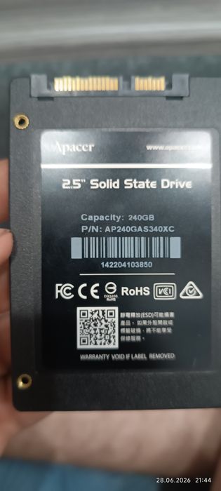 SSD Apacer AS340 240GB
