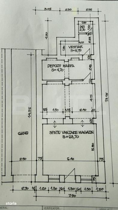 Spatiu comercial de inchiriat, 80 mp – Ultracentral, zona pietonala