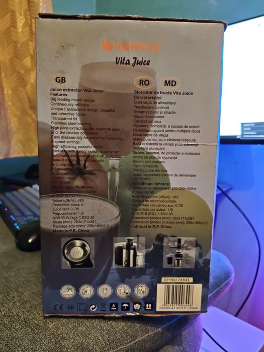 Storcator de fructe Vita Juice
