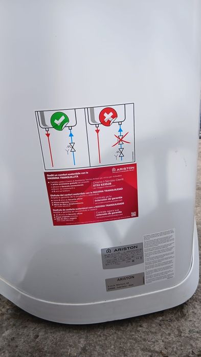 Boiler Ariston cu pompa de căldură 110l