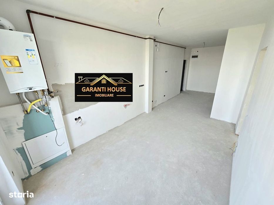 Bloc nou, apartament cu 2 camere, 51.71 mpc, semifinisat, 70 500€