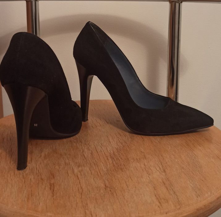 Pantofi stiletto negri L' Aura