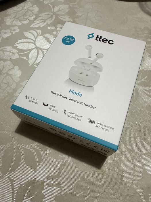 Безжични слушалки ttec - чисто нови - Неразопаковани