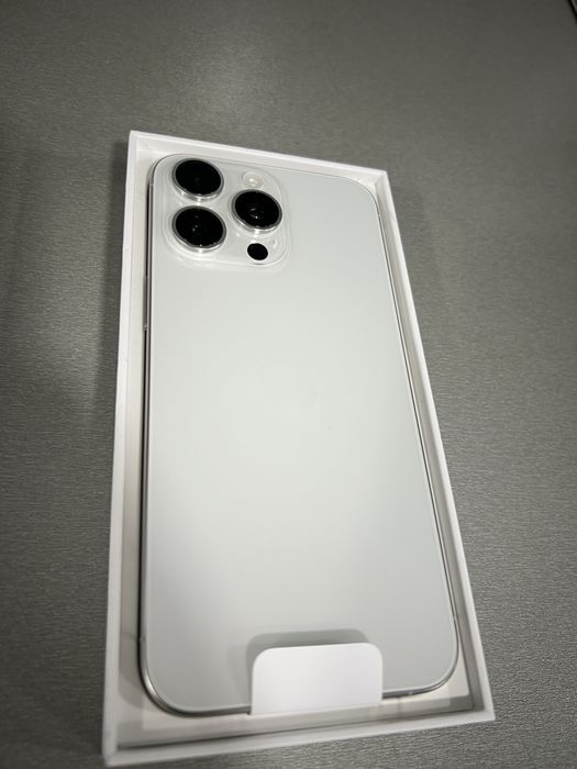 IPHONE 15 , pro max , 256 GB , Nou ! Culoare Alb
