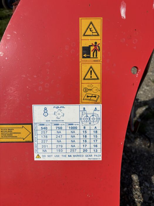 Freza Maschio de 185 masa de lucru