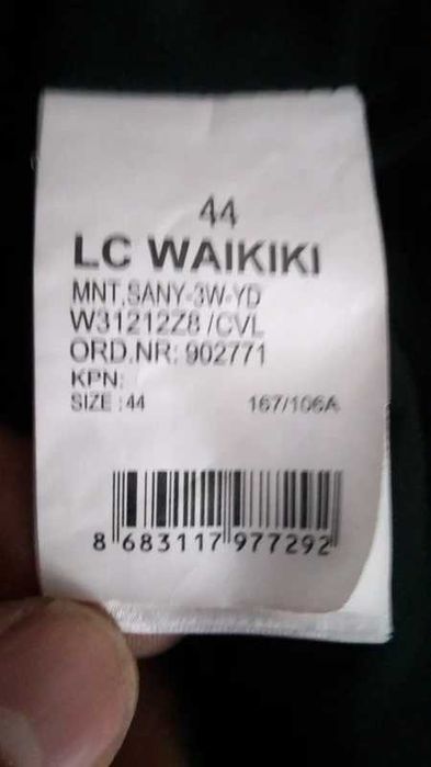 Geacă  din piele ecologică LC Waikiki Classic mărimea  XL - XXL neagră