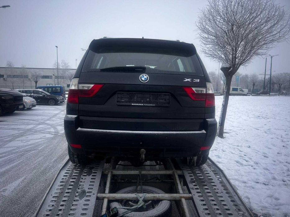 Usa aripa capota haion bara BMW X3 E83 lci black sapphire metallic 475