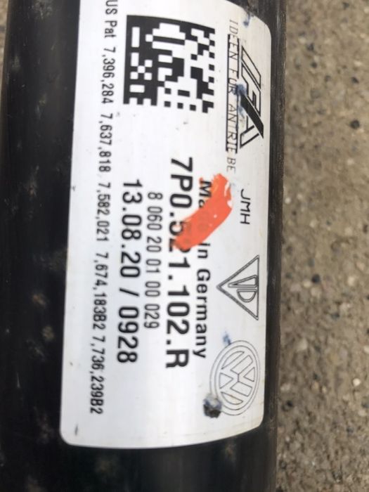 Cardan / Cardane Touareg , Q7 , Cayenne