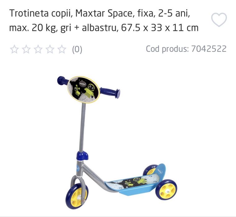 Trotineta copii  maxtar