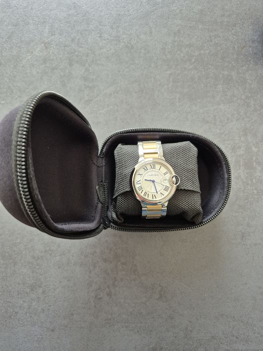 Дамски Часовник Cartier Ballon Bleu 42mm Gold and steel