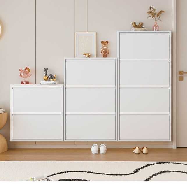 Металлический шкаф для обуви, глубина 15 см, без острых углов