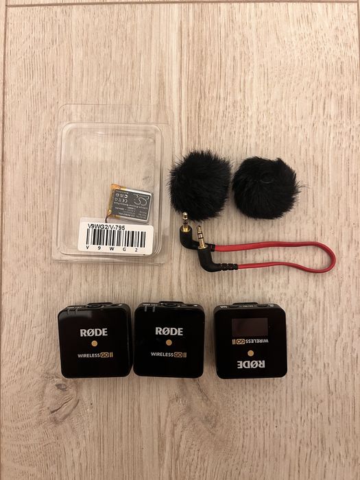 Rode Wireless GO II sistem microfoane wireless dual digital kit cu 2 transmitatoare.