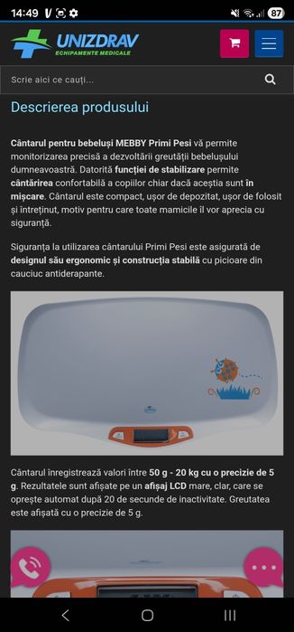 Cantar digital pt bebe