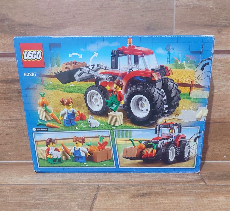 LEGO City - Tractorul de la ferma 60287, 148 piese, 5+