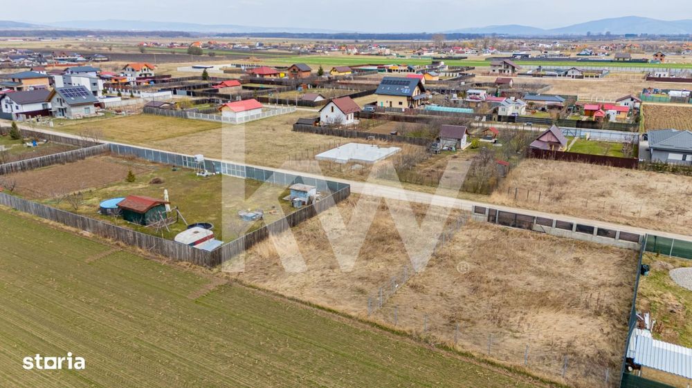 Teren intravilan Harman, 500 mp, zona buna, vecinatati construite, com