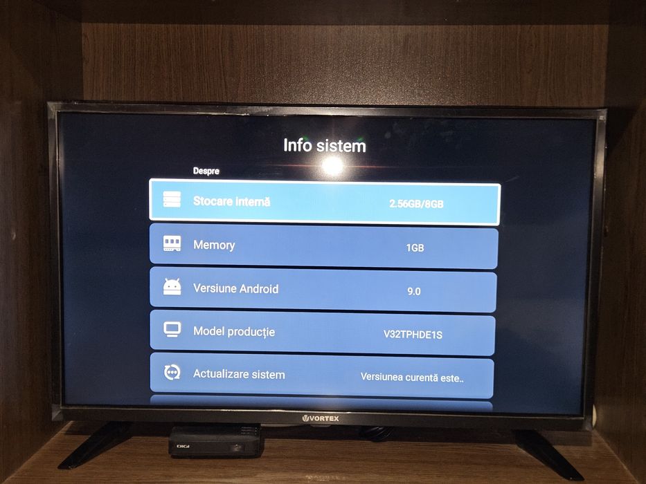 Tv Smart Android Vortex 81cm HD cu Wi-Fi