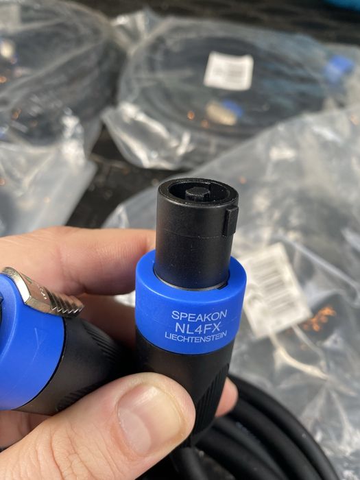 Cabluri audio speakon 5 m noi