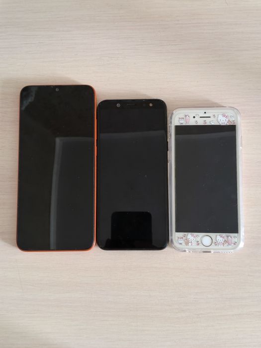 iPhone, Redmi, Samsung