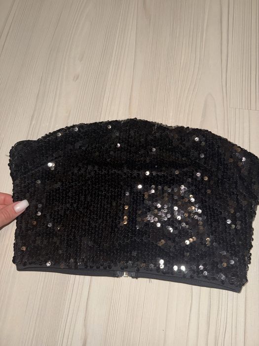 Бюстие с пайети