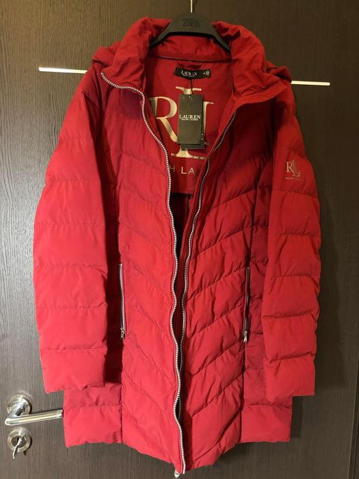 geaca noua Ralph Lauren down cu eticheta dama puf rata