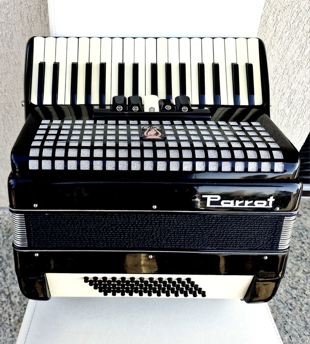 Acordeon Parrot cu 60 de bași negru