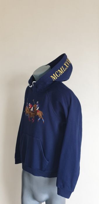 POLO Ralph Lauren Racing Horses Hoodie / L ОРИГИНАЛ! Дамски Суичър!