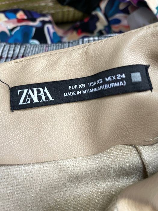 Кожена пола ZARA | XS