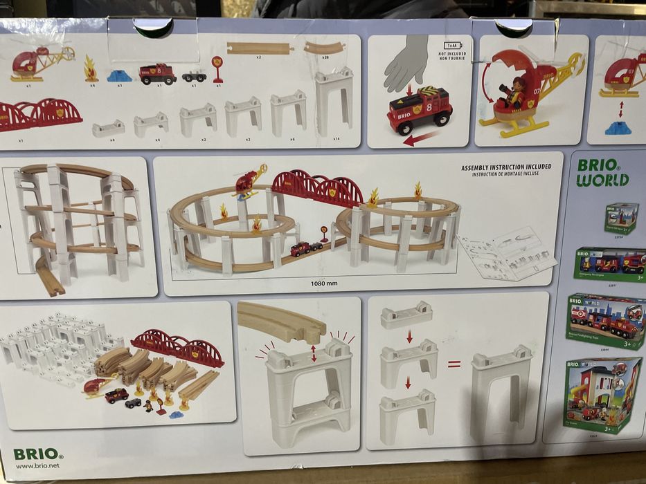 Set trenulete de jucarie Mega Spiral Brio