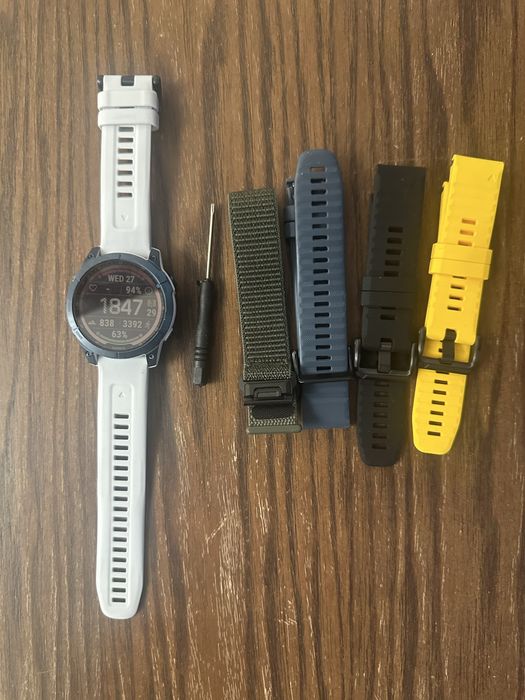 Garmin Fenix 7 Sapphire Solar, Blue Titanium