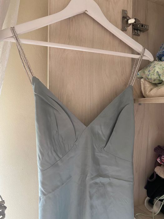 Сатенена рокличка H&M , размер S , с етикет