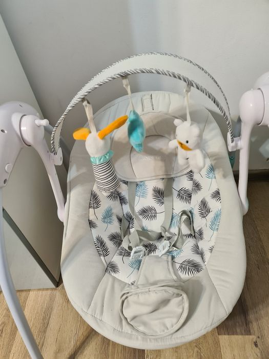 Balansoar turcoaz bebelusi  0-6 luni 5 viteze balansare