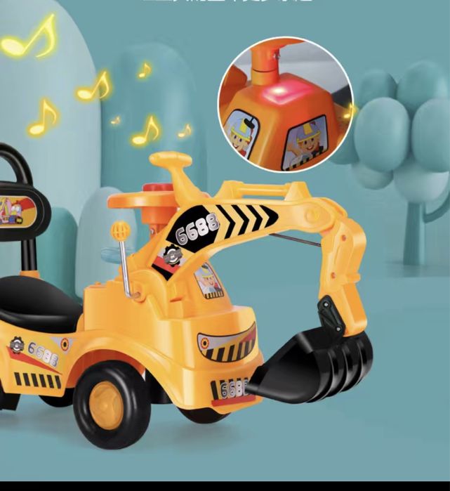 Экскаватор с ковшом